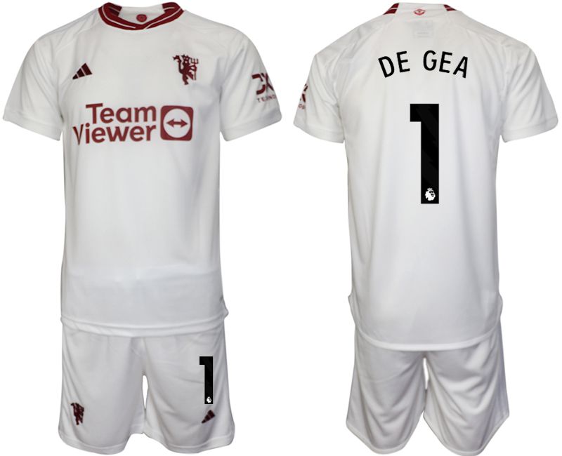 Men 2023-2024 Club Manchester United away white 1 Soccer Jersey